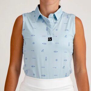 FULL WEDGE SLEEVELESS POLO